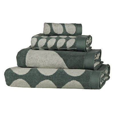 Orla Kiely Jacquard Towels Duck Egg Orla Kiely Jacquard Towels Duck Egg